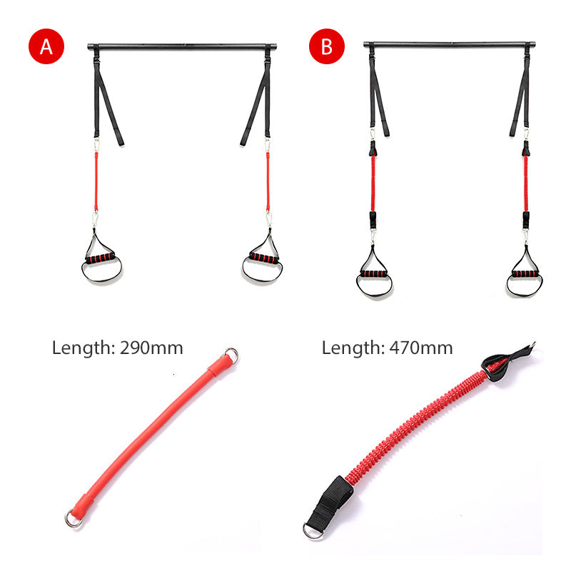 Full Body Workout Training Bar with Resistance Bands