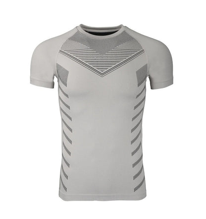 Men's Tight Short Sleeve Round Neck T-shirt