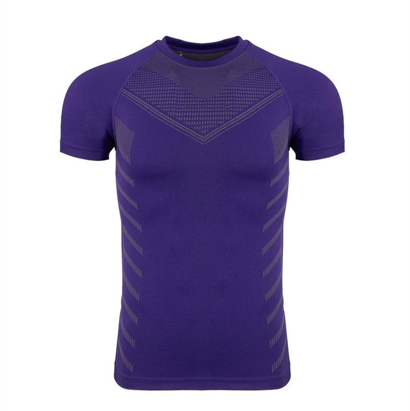 Men's Tight Short Sleeve Round Neck T-shirt