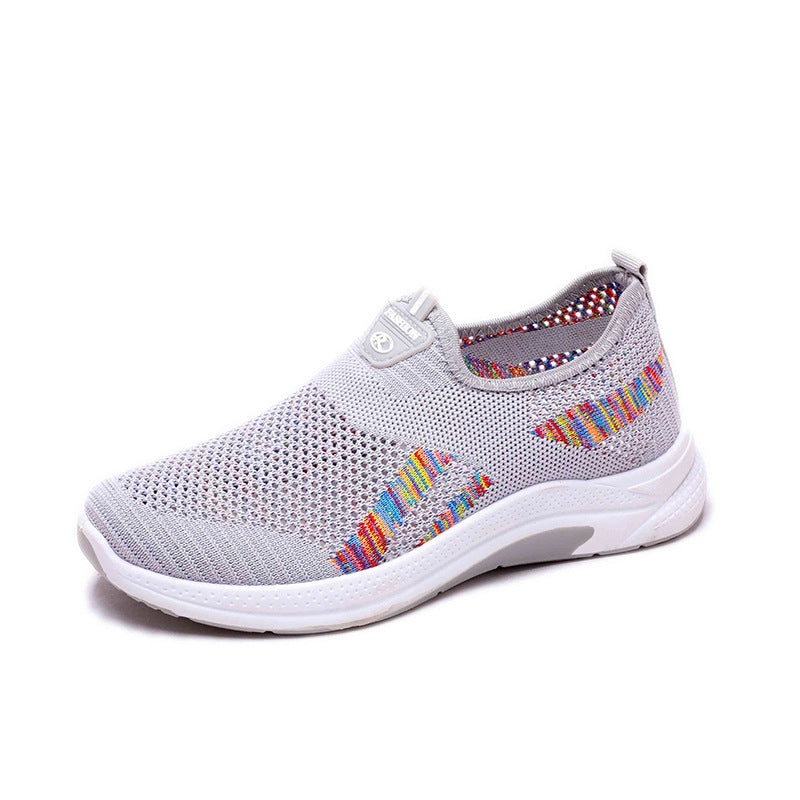 Women's Casual Breathable Fly Woven Mesh Cloth Shoes