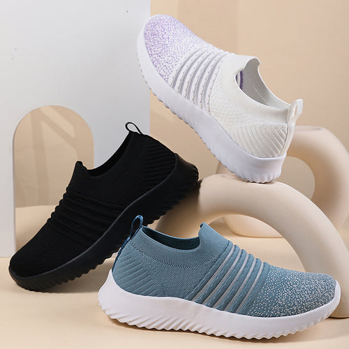 Women's Soft Bottom Casual Sneaker with Breathable Mesh