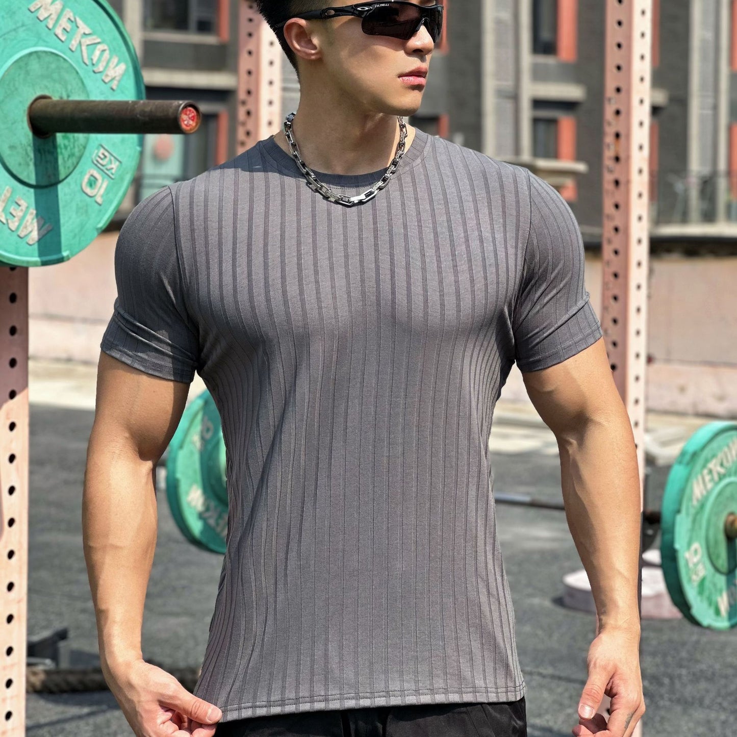 Men's Casual Sports Wear Short Sleeve T-shirt