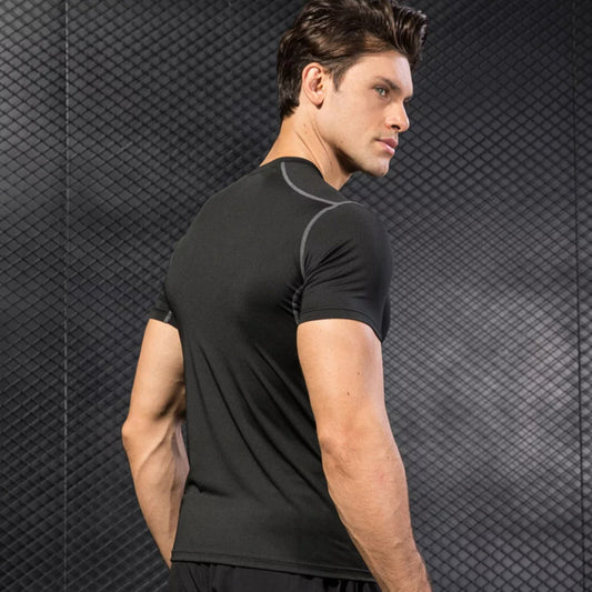 Men's Quick-Dry Tight Workout T-shirt